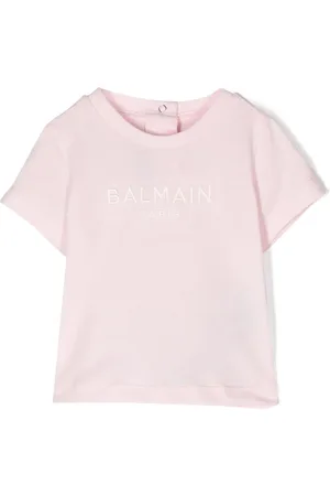 Balmain Logo-embroidered cotton T-shirt