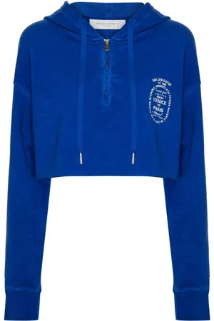 Golden Goose Logo-print cropped hoodie