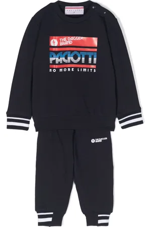 Cesare Paciotti Logo-appliqué tracksuit set