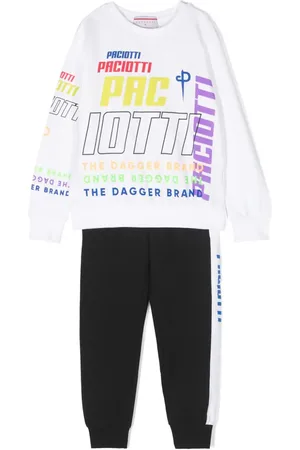 Cesare Paciotti Logo-print jersey tracksuit