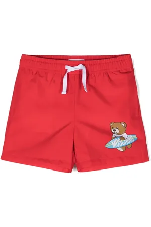 Moschino Teddy Bear-print swim shorts
