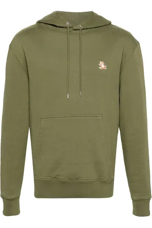 Maison Kitsuné Chillax Fox-patch cotton hoodie