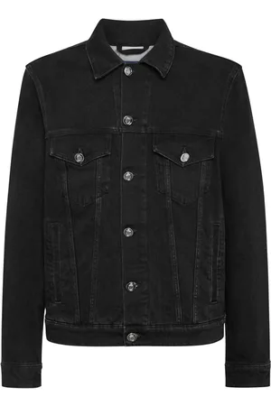 Black colour best sale denim jacket