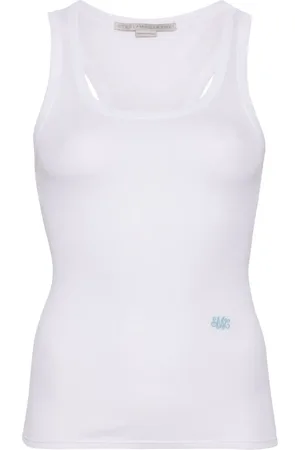 Stella McCartney Logo-embroidered tank top