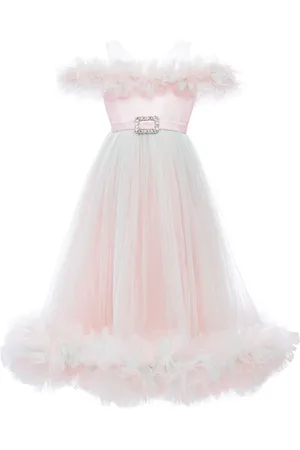 Tulleen Espada ruffled gown