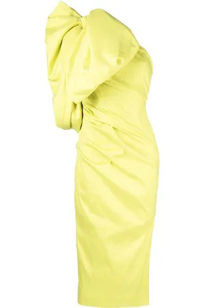 RACHEL GILBERT Alessandra one-shoulder midi dress