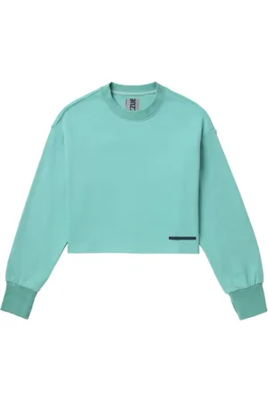 Izzue Logo-patch cotton sweatshirt