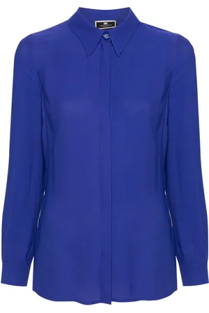Elisabetta Franchi Chain-link crepe blouse
