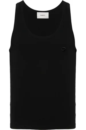 The latest collection of black tank tops & stringer vests for men