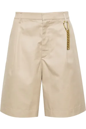 DARKPARK Chain-detail twill shorts