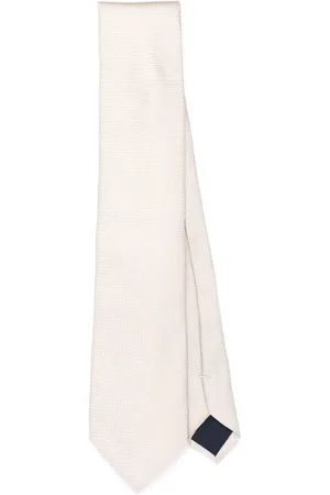 corneliani Interwoven-design silk tie