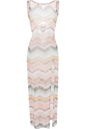 Missoni Chevron-pattern beach dress