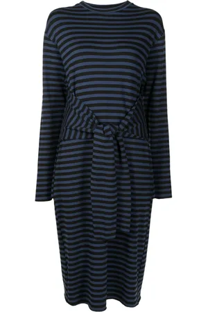 Uma Raquel Davidowicz Horizontal-stripe midi dress