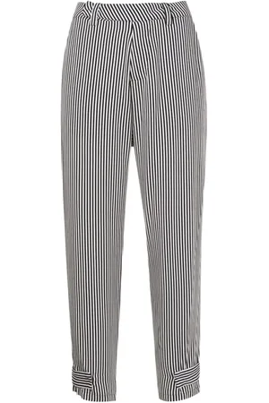 Uma Raquel Davidowicz Vertical-stripe tapered trousers