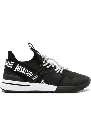 Roberto Cavalli Mesh chunky sneakers