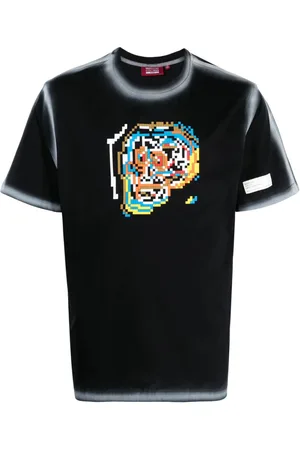 MOSTLY HEARD RARELY SEEN Skull Blowing cotton T-shirt