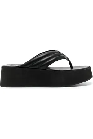 SENSO Reese platform leather flip-flops