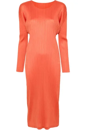 PLEATS PLEASE ISSEY MIYAKE Pliss?? midi dress