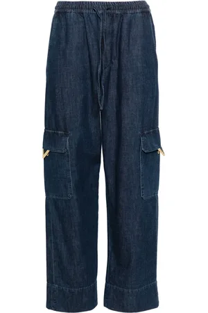 VALENTINO GARAVANI VLogo-plaque cargo jeans