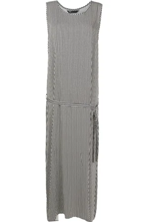 Uma Raquel Davidowicz Striped tied-waist maxi dress