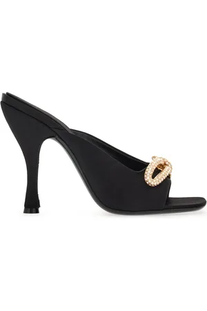 Salvatore Ferragamo 105mm crystal-embellished bow-detailing sandals
