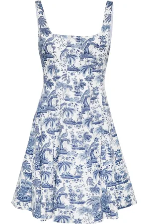 Staud Wells printed minidress