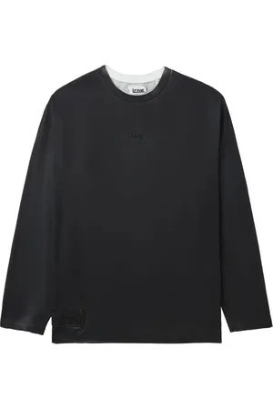 Izzue Graphic-print long-sleeve cotton T-shirt