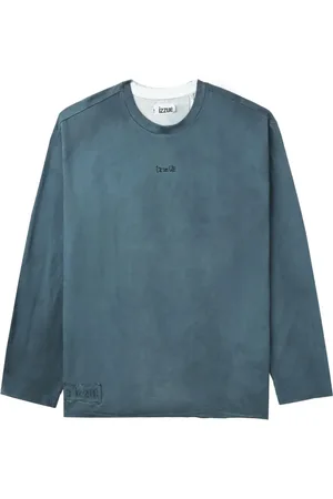 Izzue Graphic-print long-sleeve cotton T-shirt