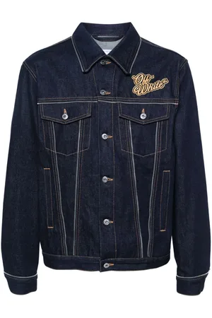 OFF-WHITE 90SLOGO SKATE ZIP DEN JKT RAW GOLD