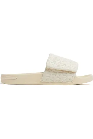 Mallet Monogram-embossed slides