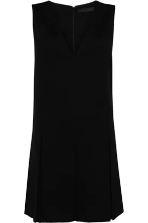 JUUN.J V-neck pleated minidress