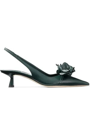 Jimmy Choo Amita 45mm flower-appliqué pumps