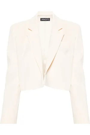 DRHOPE Cropped single-breasted blazer