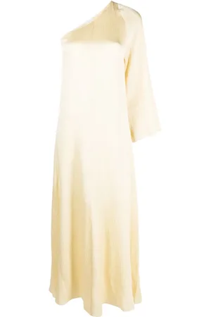 FORTE FORTE One-shoulder crinkled maxi dress