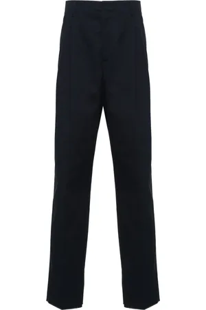 LARDINI Tapered cotton chino trousers