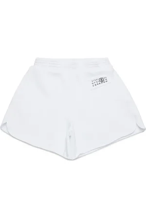 Maison Margiela Numeric logo-appliqué track shorts