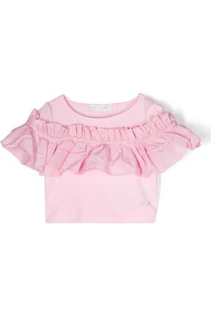 MONNALISA Ruffle-trim T-shirt