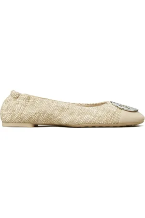 Tory Burch Claire cap-toe ballerina shoes