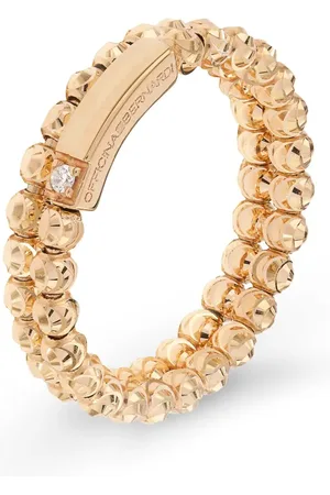 Officina Bernardi 18kt yellow Moon diamond ring