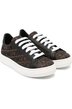 Moschino Logo-jacquard canvas sneakers