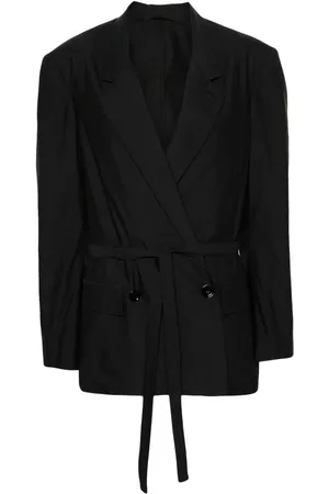 LEMAIRE Belted double-breasted blazer
