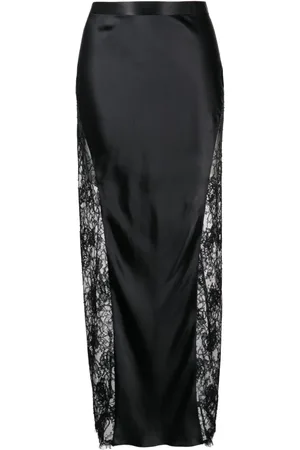 FLEUR DU MAL Lace maxi skirt