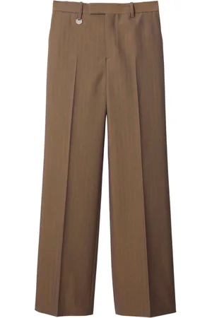 Burberry Striped straight-leg trousers