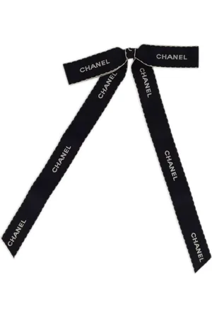 CHANEL 1990-2000s bow brooch pin