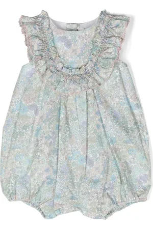 Tartine Et Chocolat Floral-print cotton romper