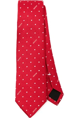 Moschino Jacquard silk tie