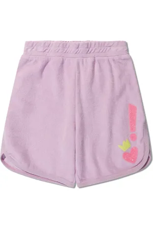 Billieblush Sequin-embellished terry cotton shorts