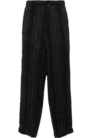 YOHJI YAMAMOTO Z-stripe wide-leg trousers