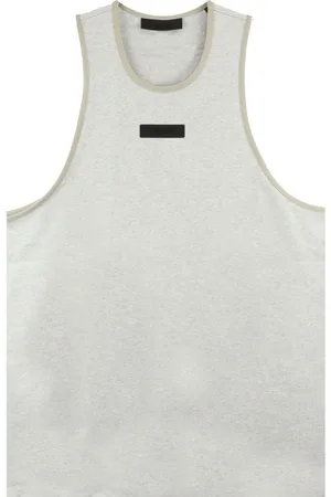 FEAR OF GOD Logo-appliqué cotton tank top