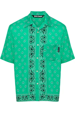 Palm Angels Paisley-print poplin shirt